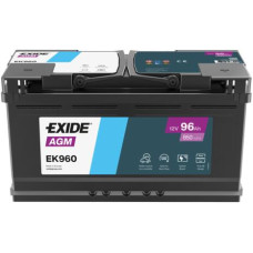Автомобільний акумулятор EXIDE Start-Stop AGM (EK960) 96Аh 850A